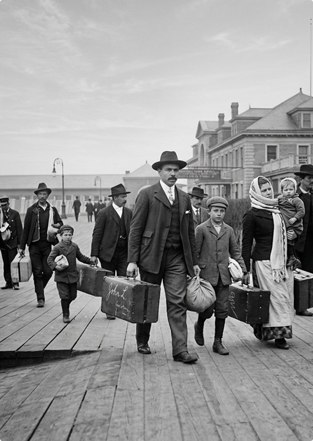 Aquel Viaje - imagen histórica de llegada